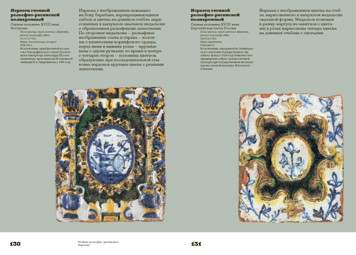 Русские изразцы в собрании Российского этнографического музея