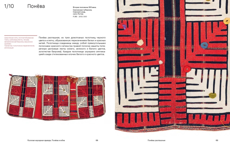 Русская народная одежда. Понёва и юбка.