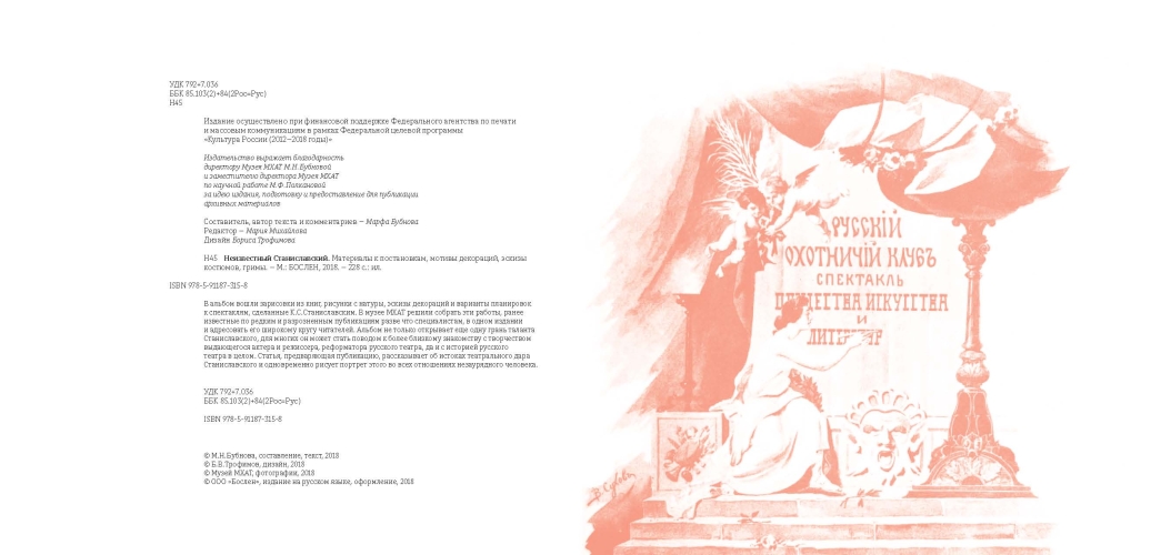 Неизвестный Станиславский. Материалы к постановкам, мотивы декораций, эскизы костюмов, гримы